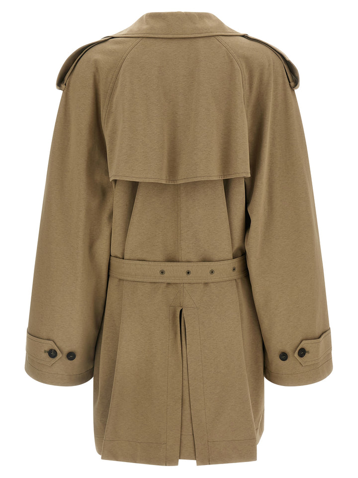 Balenciaga Cotton Trench Coat Trench e Impermeabili - Beige | d4dcfb027ee12834fe158e8bc860e4391e0e95ed