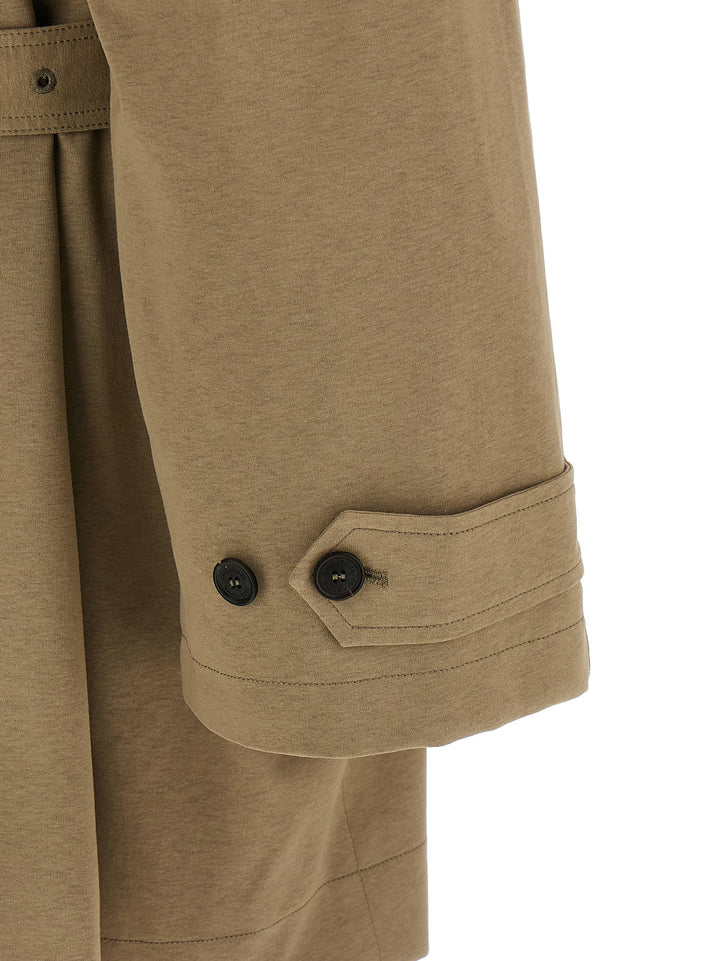 Balenciaga Cotton Trench Coat Trench e Impermeabili - Beige | 1cf09a850706a8152d7e15bdbb658bc90c920289