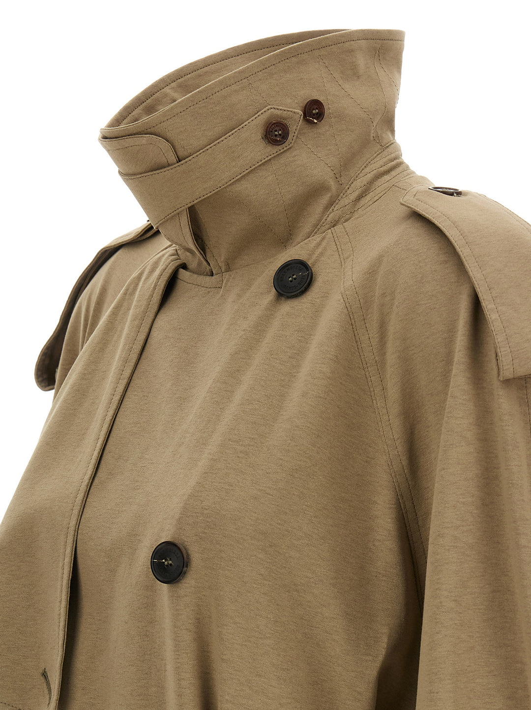 Balenciaga Cotton Trench Coat Trench e Impermeabili - Beige | ca2b08e9766052882cf6fd0c065bbfb7469527cf