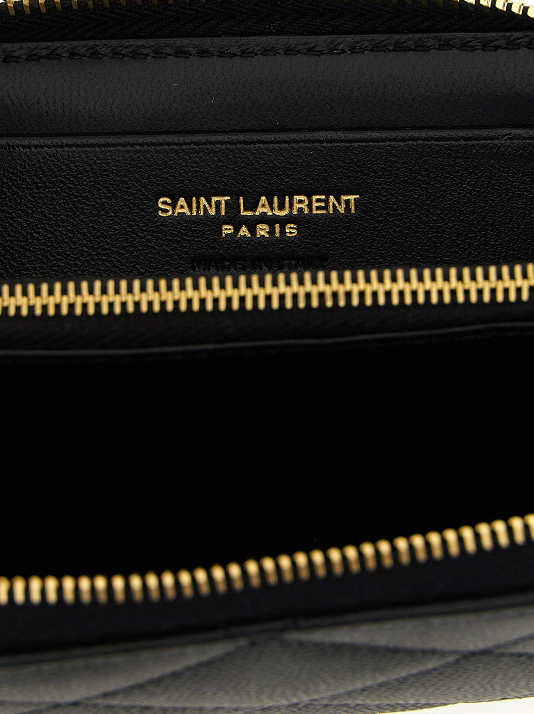 Saint Laurent Cassandre Bijoux Portafogli - Nero | b3d30cc536142521e71d05aa68d06a1f1f99c1bb