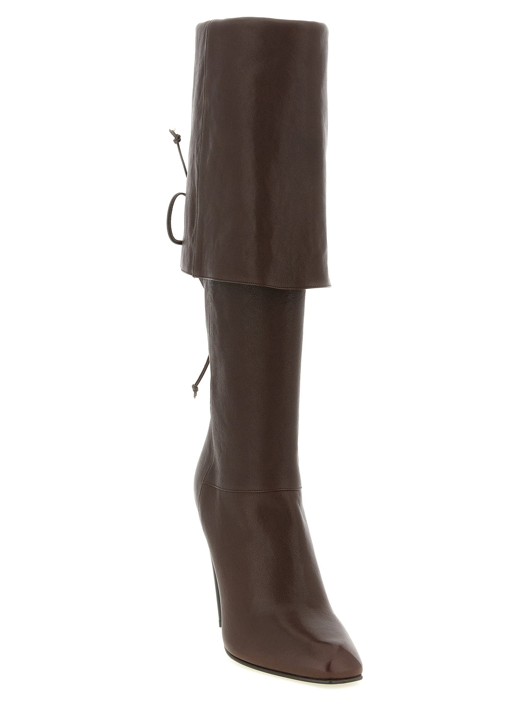 Mcqueen Horn Heel Boots Stivali e Stivaletti - Marrone | b61783bdfd3b957662f0b404ae540b3db8d5c9e5