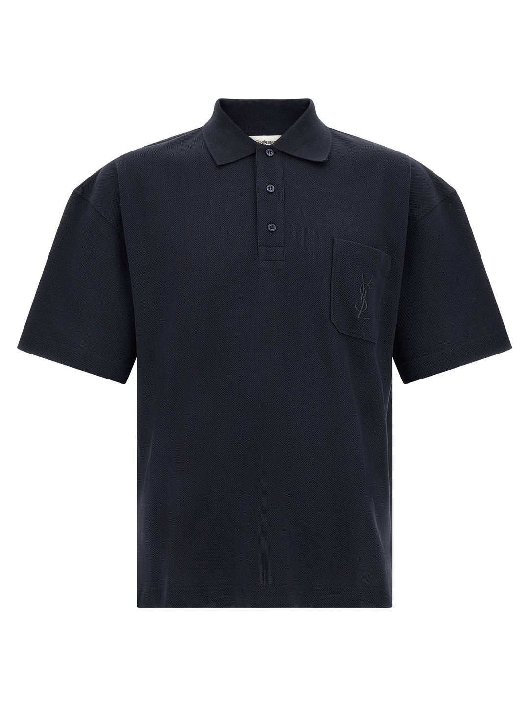 Saint Laurent Cassandre Polo - Blu | be519fc64dbec7ac6c1874792f43f3defa420e78