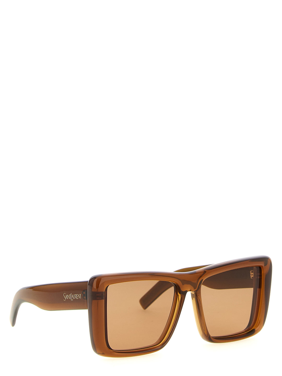 Saint Laurent Sl 900 Howl Occhiali da Sole - Marrone | d87ba29c56093f048fae56bdb8356860c3d4e116