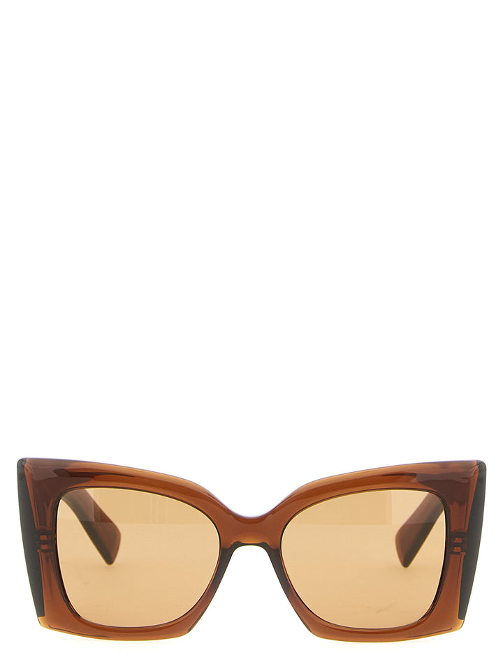 Saint Laurent Sl M119 Blaze Crystal Occhiali da Sole - Marrone | a1602c8df1a95314fd20bf9a6474f72ee2568cb4