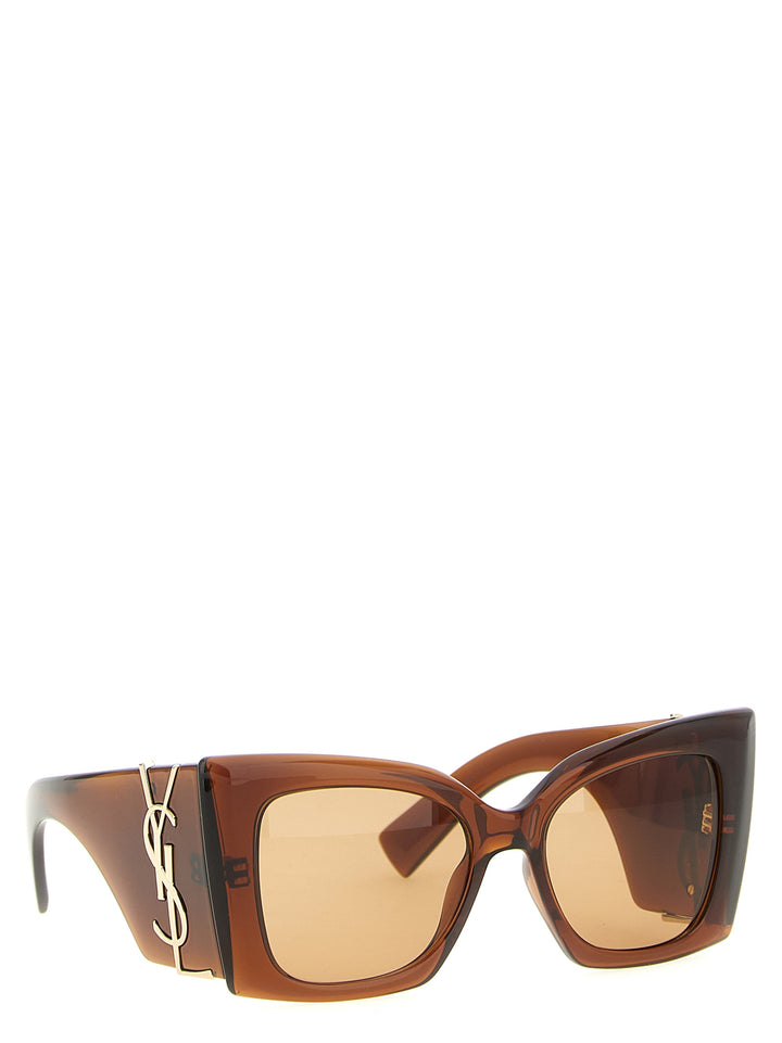 Saint Laurent Sl M119 Blaze Crystal Occhiali da Sole - Marrone | 3e27e794d38b3a2e94080e620537d76d3bae31c8
