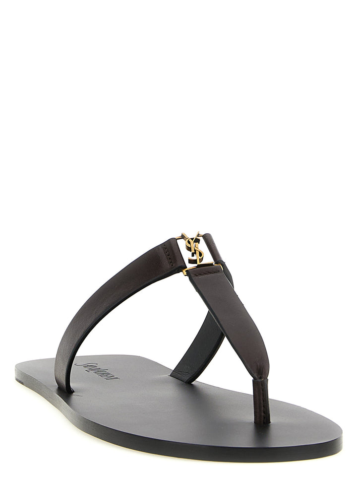 Saint Laurent Babylone Sandali - Marrone | 6816e9d65db87a458b0a229027134a5592c190cf