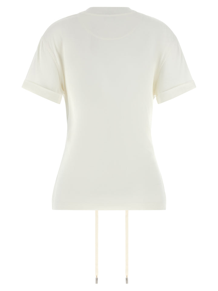 Mcqueen Corset T shirt - Bianco | a1082cf6288f442d9ddd1f3bcf4c0ec47bd68486