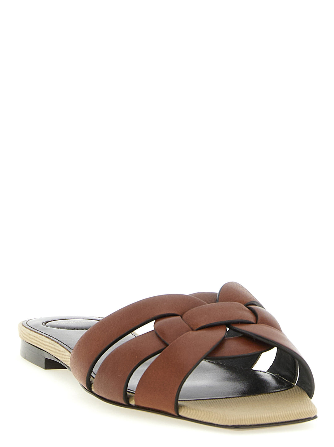 Saint Laurent Tribute Sandali - Marrone | 9a6bea6d7a6893310e5744ab59043df646a24b88