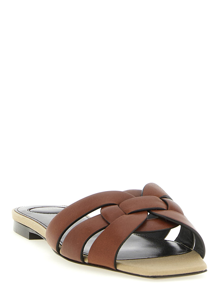 Saint Laurent Tribute Sandali - Marrone | 9a6bea6d7a6893310e5744ab59043df646a24b88