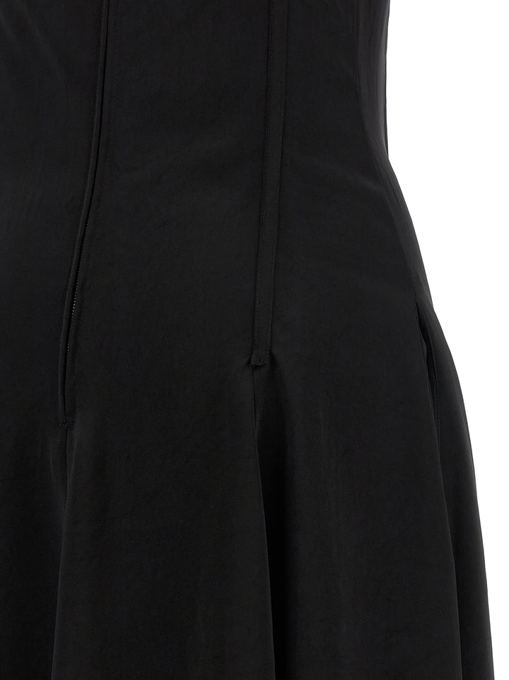 Mcqueen Gancini Dress Abiti - Nero | 672914c68034fe6d18a176c3332e2b60077daf77