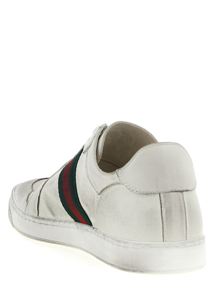 Gucci Stretch Sneakers - Bianco | 01c8f12a7969c4c3b0cbfc6d00f8e0b1ec33d9d5