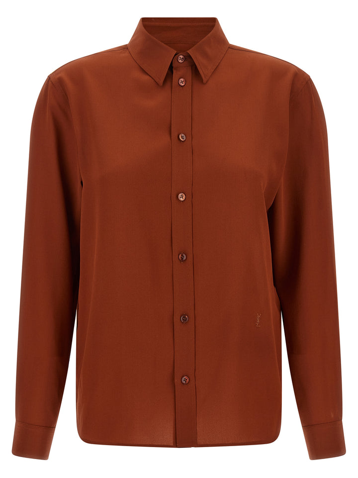 Saint Laurent Cassandre Camicie - Arancione | 7cb10c89966c402260609f5cdf47bf4441c46783