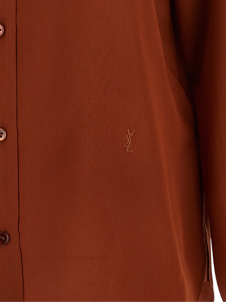 Saint Laurent Cassandre Camicie - Arancione | 74e0860ca6fcfc5d4324073f57f2190060f6ece9