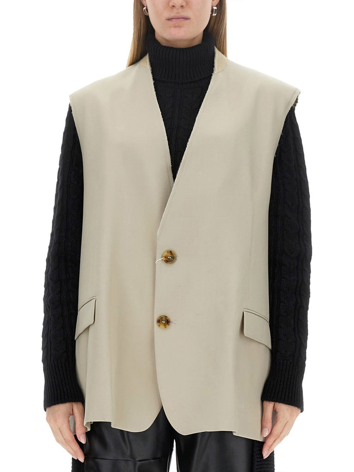 MM6 Maison Margiela Gilet - Beige | Wanan Luxury