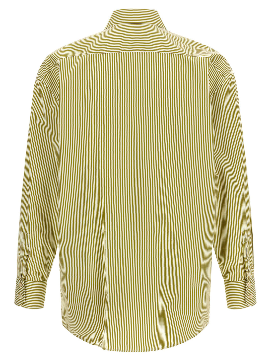 Saint Laurent Striped Shirt Camicie - Verde | c01ab23dc163e66f522b0d31b94b5d92762fac0d