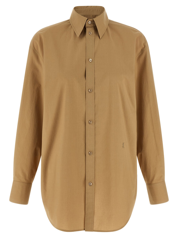 Saint Laurent Cassandre Camicie - Marrone | 7bb9c7b3ebfcf92343333eee07b4f17123096844