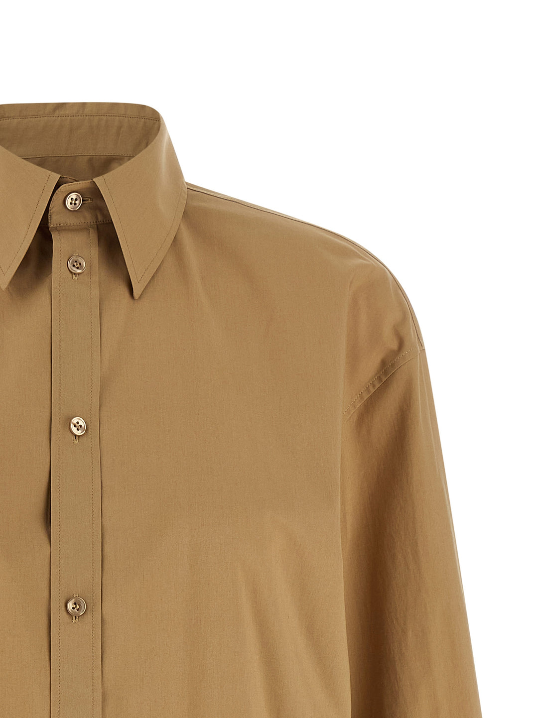 Saint Laurent Cassandre Camicie - Marrone | 76eb7252afabaa7b1f4a85981a51f1ccbb50f3d1