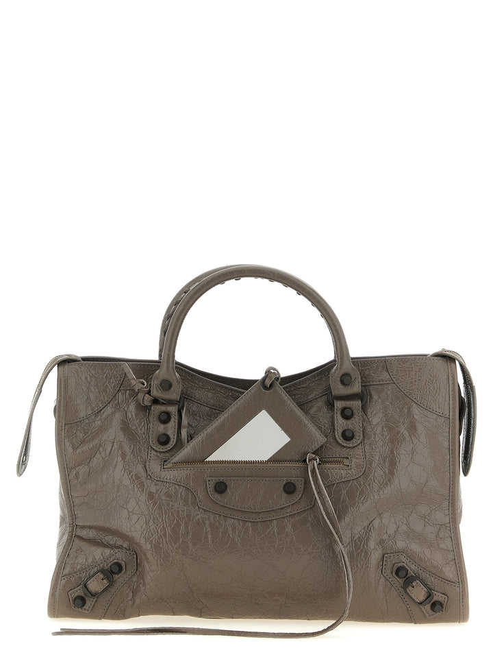 Balenciaga Le City M Borse a Mano - Grigio | 489c7135123080f3be788a862861c7d0da22971b