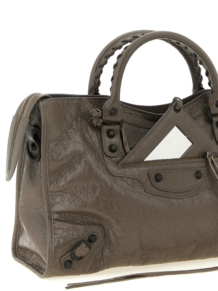 Balenciaga Le City M Borse a Mano - Grigio | c338d4b51ae59a6fe328f757442a00e6c9e0e2bc