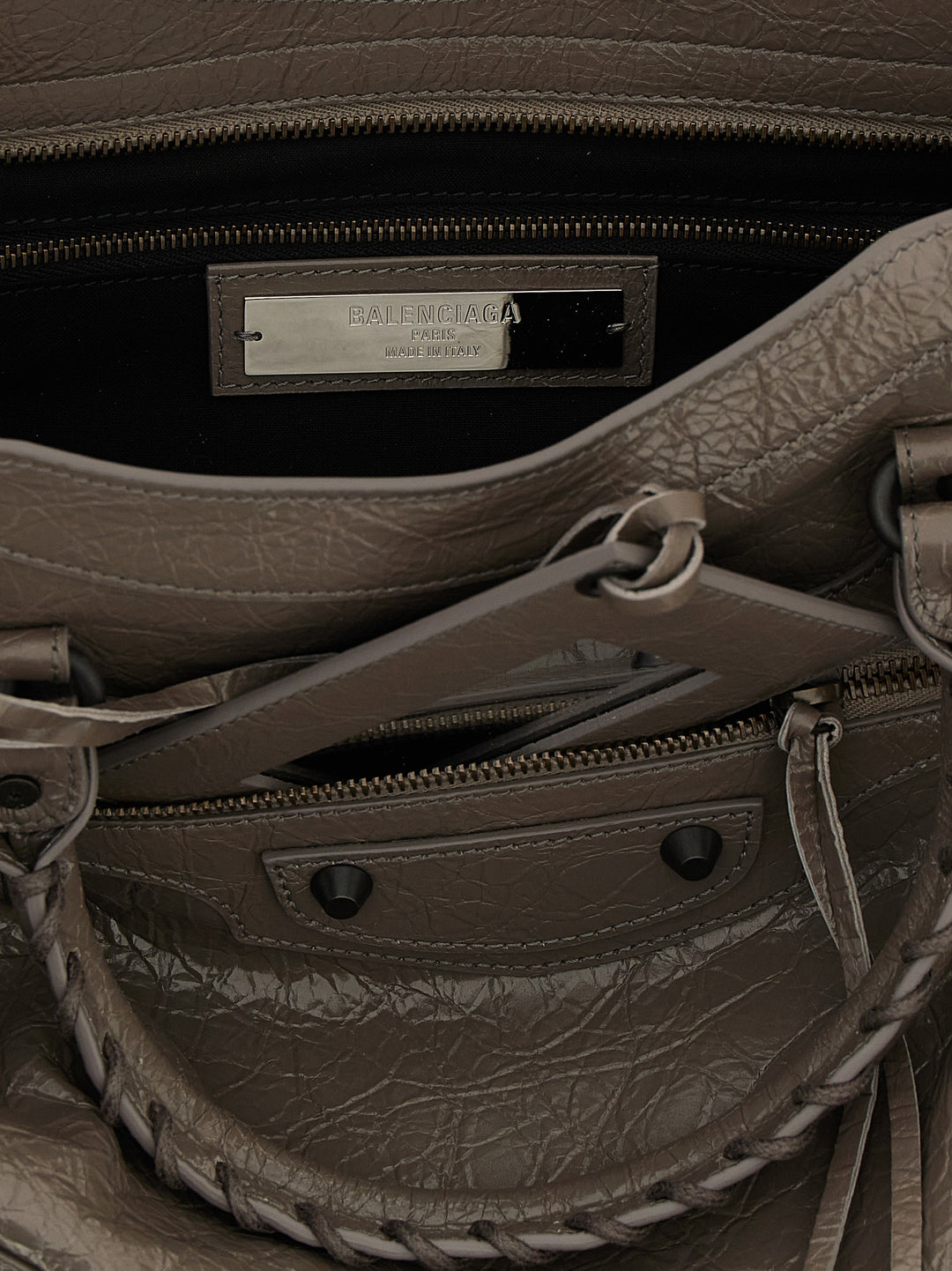 Balenciaga Le City M Borse a Mano - Grigio | 63bd02a7003cc043e25191a08f985403b5dea016