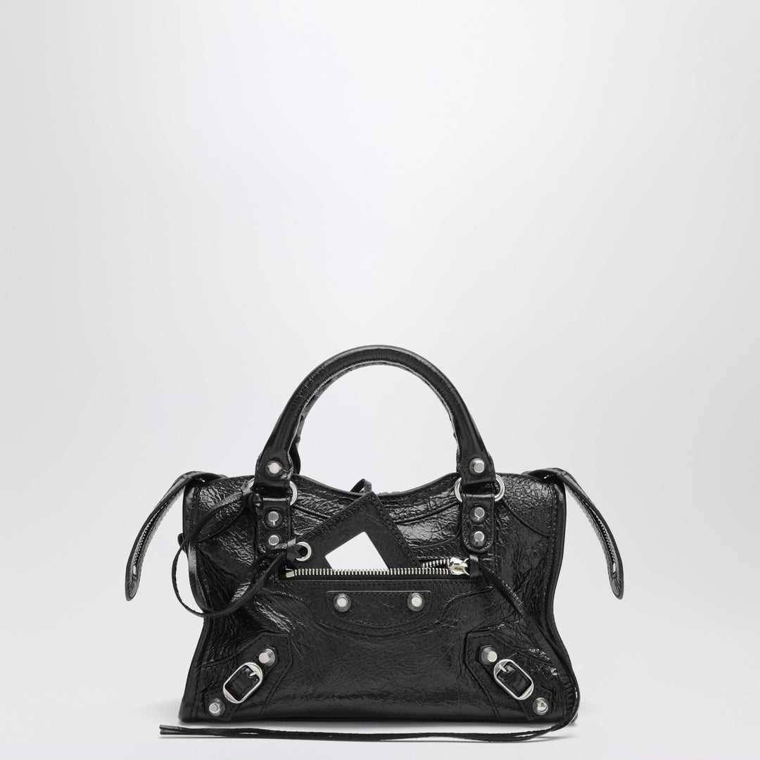 Balenciaga Le City Mini Schwarze Lambskin Tasche