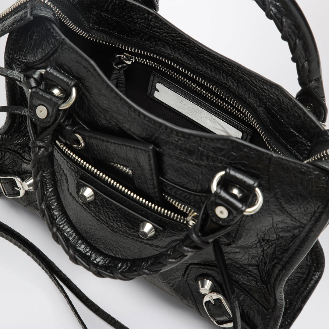 Balenciaga Le City Mini Schwarze Lambskin Tasche