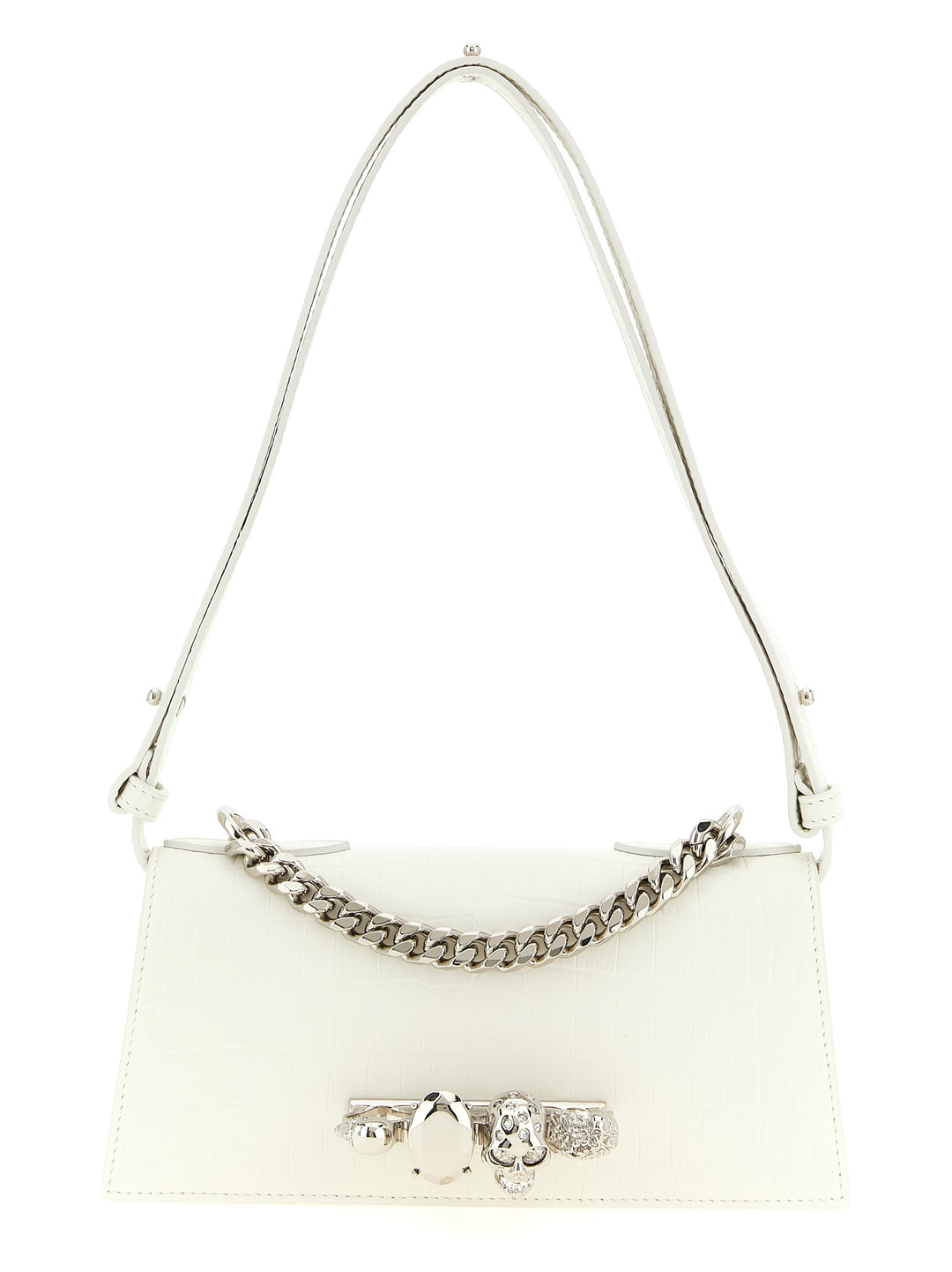 Mcqueen Jewelled Borse a Spalla e Tracolla - Bianco | c5fc39c8bcf37a64218f68e986ad613bafeec90a