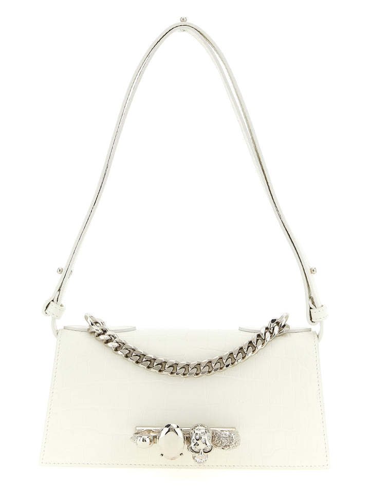 Mcqueen Jewelled Borse a Spalla e Tracolla - Bianco | c5fc39c8bcf37a64218f68e986ad613bafeec90a