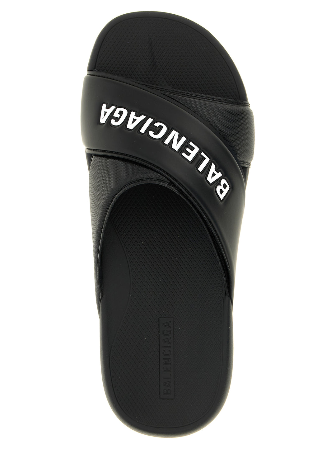Balenciaga Sporty Pool Sandali - Bianco/Nero | 44945008c5e8f1f2ebce1e4d09f82c0feaa905a3