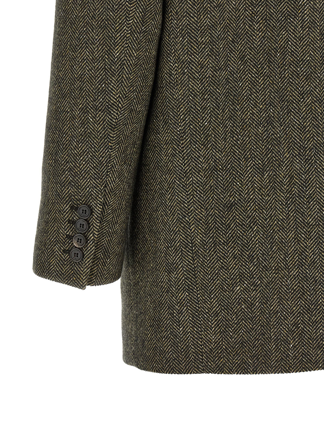 Saint Laurent Herringbone Blazer BlazerS - Marrone | e552b85eebf61183e68e2c77b902722b0bf20991