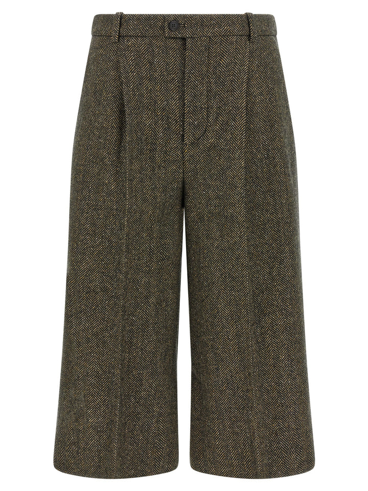 Saint Laurent Culotte Pantaloni - Marrone | 303ab1f6c831c15b880e0ac27f4b6021088fa6e6