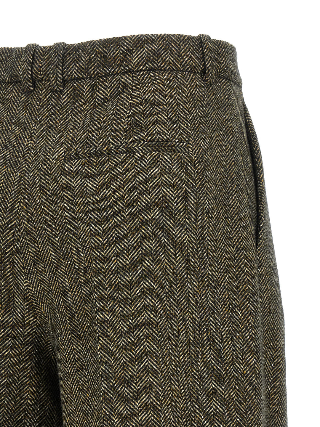 Saint Laurent Culotte Pantaloni - Marrone | 60574c57bb6308dba1f6582c4783e3a39b92518e