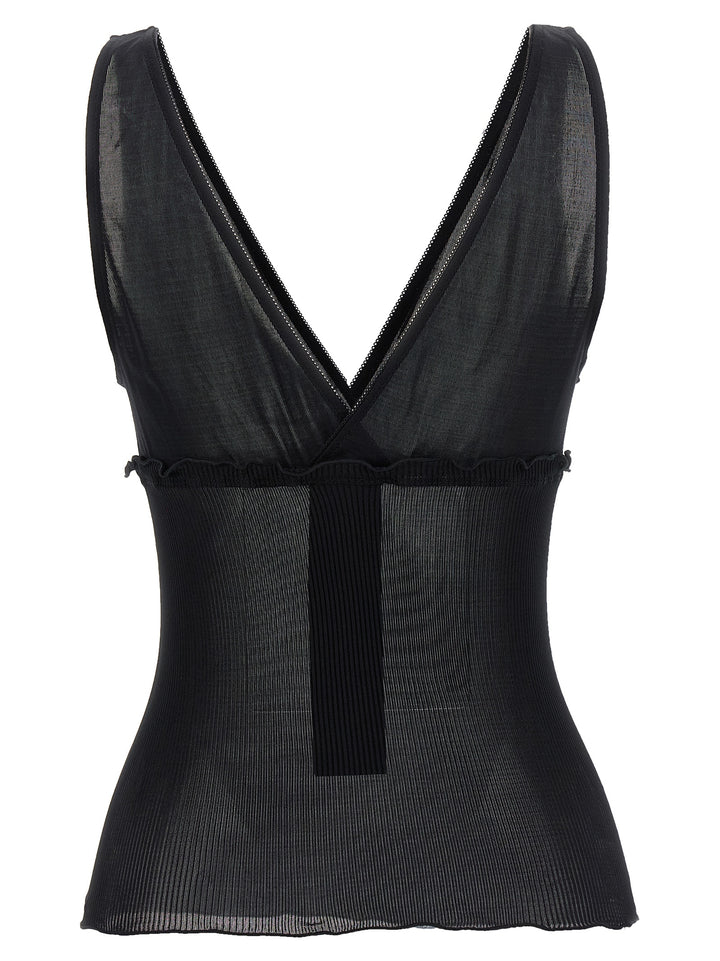 Saint Laurent Cassandre Top - Nero | bca6145cb1503153a452aa45347d416ac1db835a