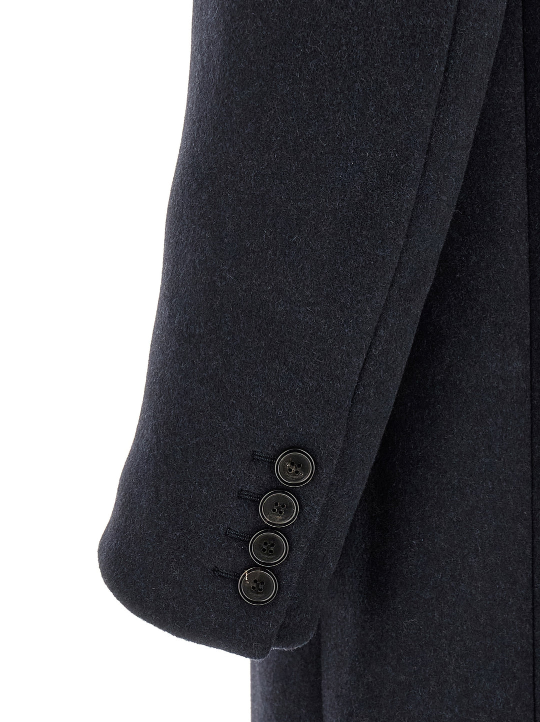 Saint Laurent Double-Breasted Coat Trench e Impermeabili - Blu | b945dbc9530de64069160e453c1c0286c39235ea