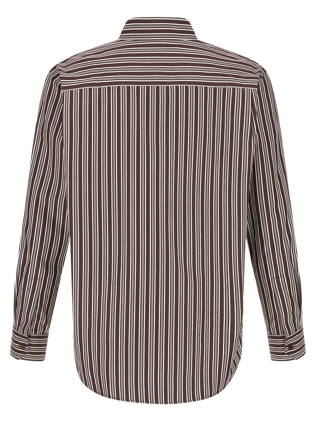 Saint Laurent Striped Shirt Camicie - Marrone | 6074fe026df79041fb64ce1094185fd502268fac
