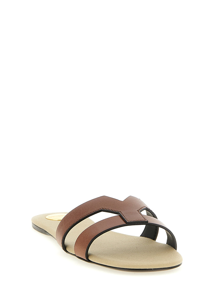 Saint Laurent Mabrouka Sandali - Marrone | 825f116c56f7bdbb414d78d5a8ef96f71ae61831