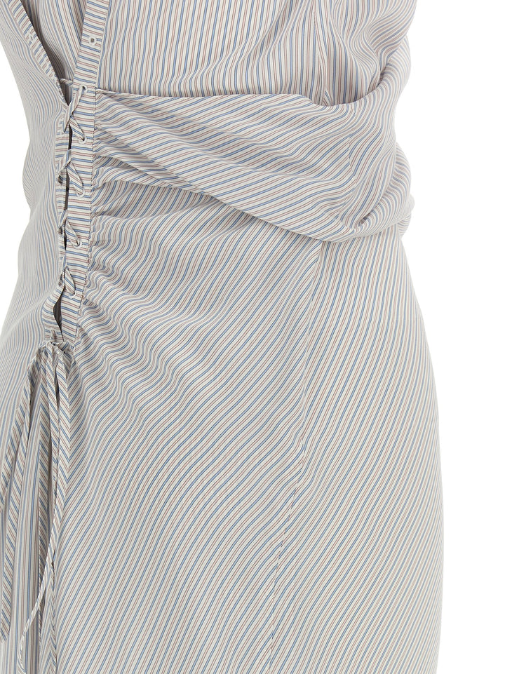 Mcqueen Chemisier Corset Dress Abiti - Multicolor | c4266e449168d22353933c4996577619854e0bdc