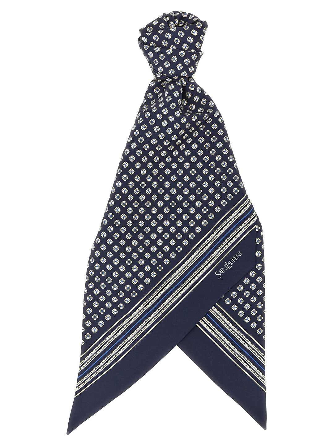 Saint Laurent Lavallière Scarf Sciarpe - Blu | fa6bd20295de81482805b931b0679d90cd9f27a4