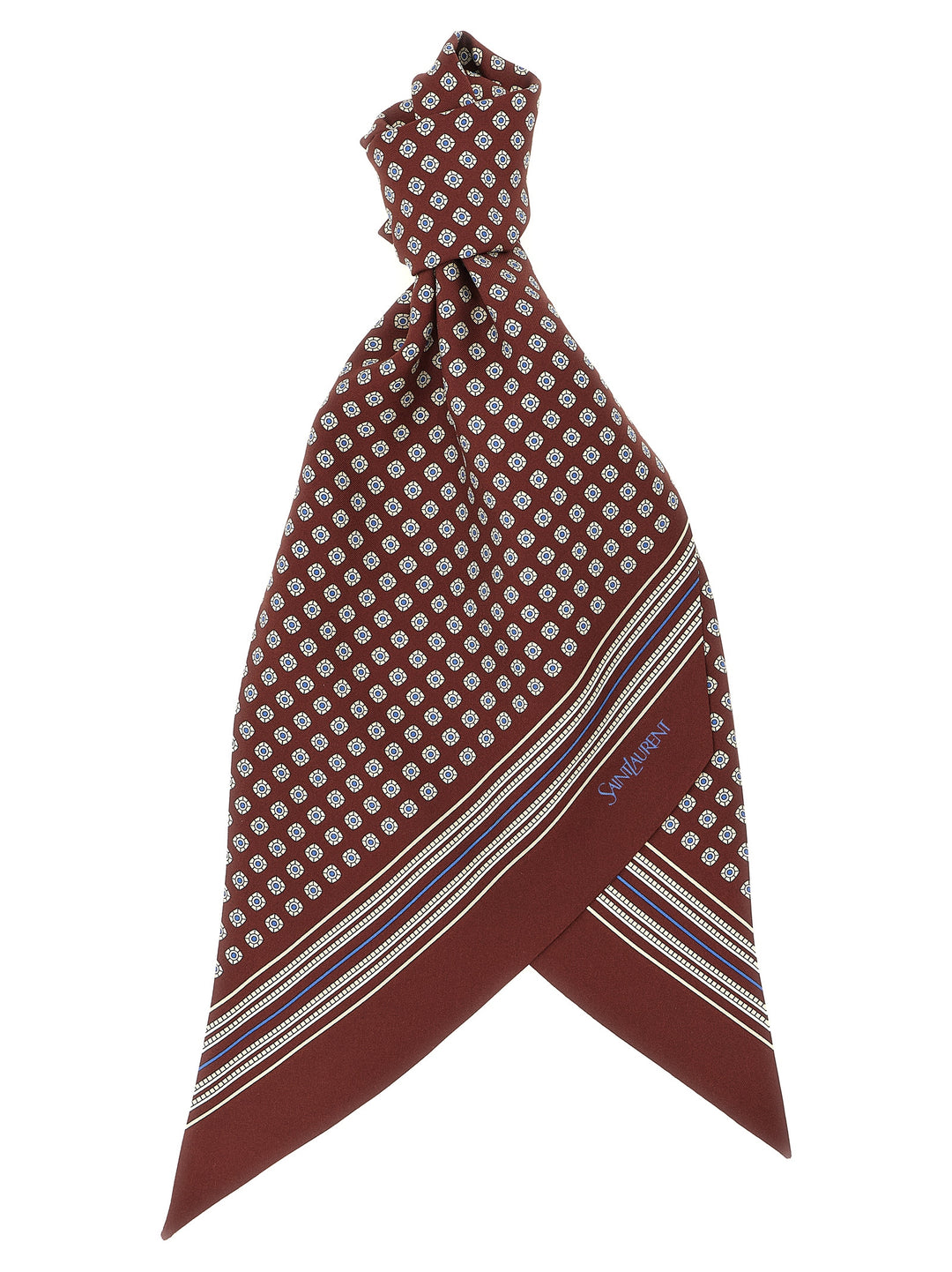 Saint Laurent Lavallière Scarf Sciarpe - Bordeaux | bde2fc641caa24147b9572b2e5f7204814a2a295