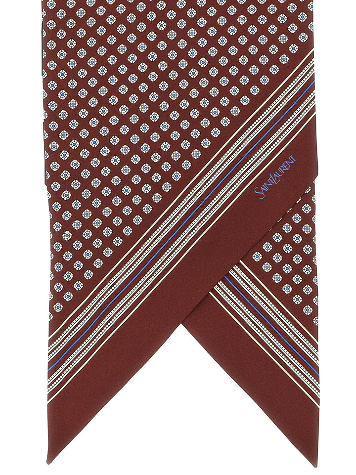 Saint Laurent Lavallière Scarf Sciarpe - Bordeaux | a25faa086fb068eaed92c4bef4f961ebb7e08470
