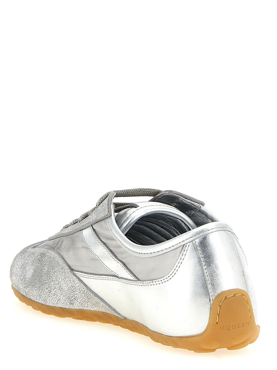 Mcqueen Boxe Basse Sneakers - Silver | 2ce1648b520c4cb6372f48be61d7a2c0aa96eabb