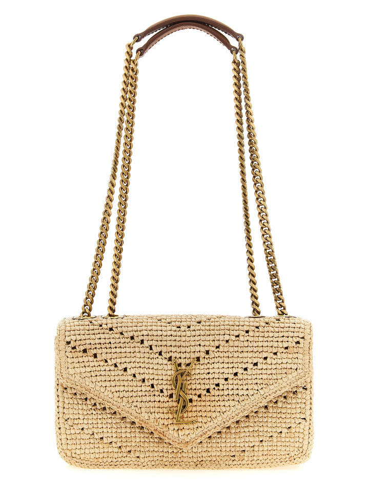 Saint Laurent Small Loulou Raffia Bag Borse a Spalla e Tracolla - Beige | 3d2e310811a755447565c366bb9a3774cbbca0df