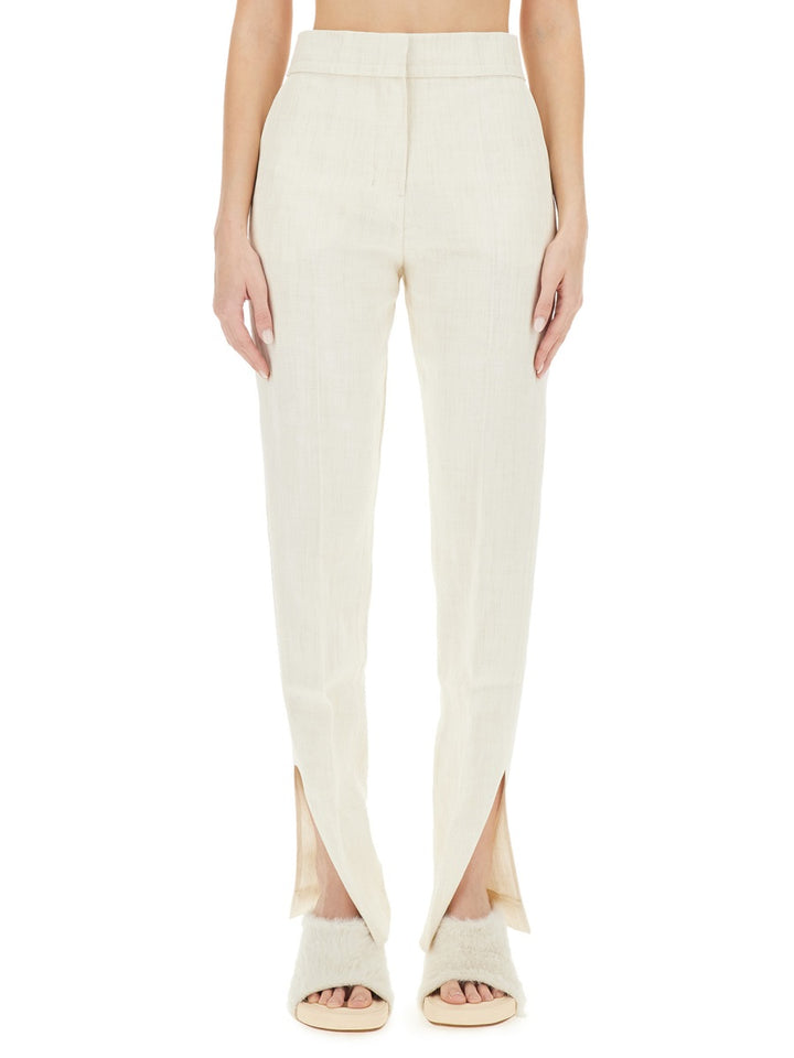 Jacquemus Pantaloni - Bianco | Wanan Luxury