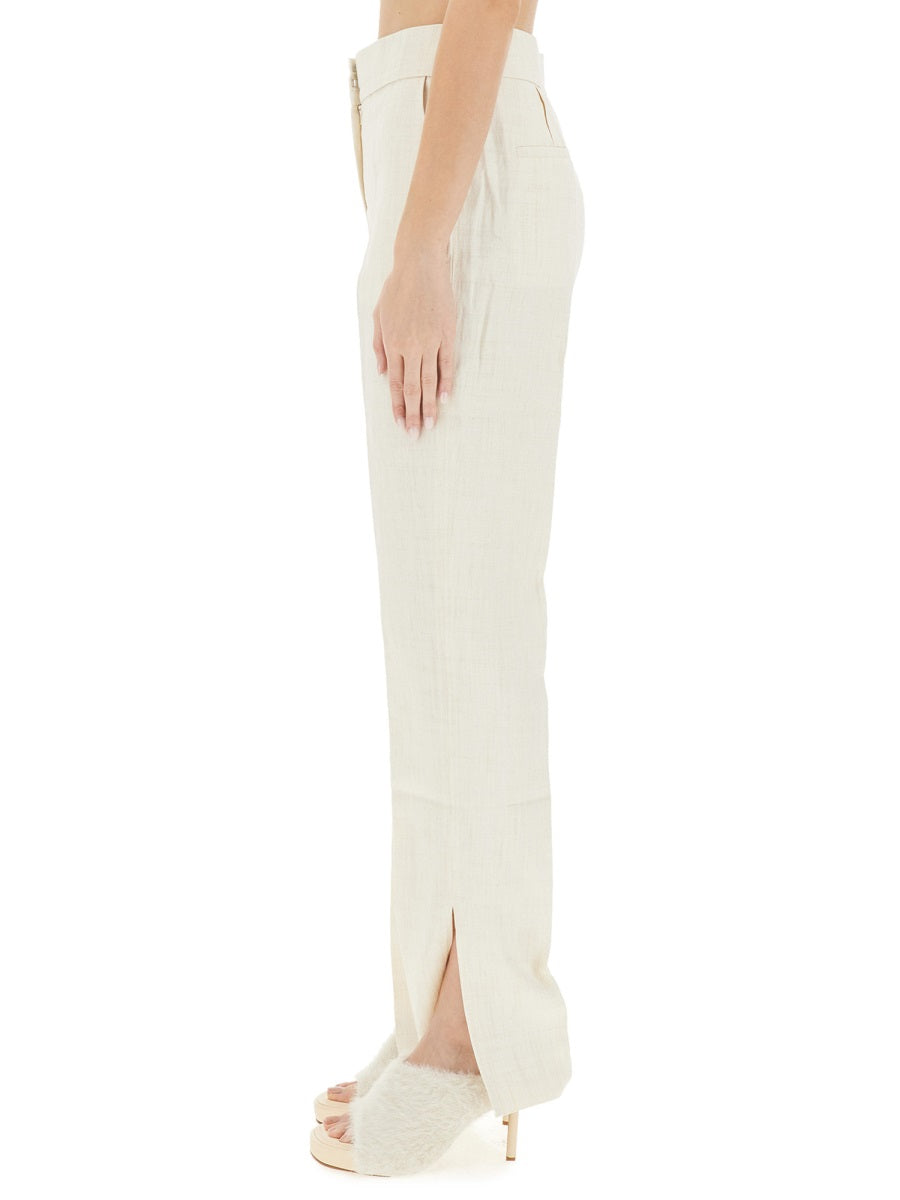 Jacquemus Pantaloni - Bianco | Wanan Luxury