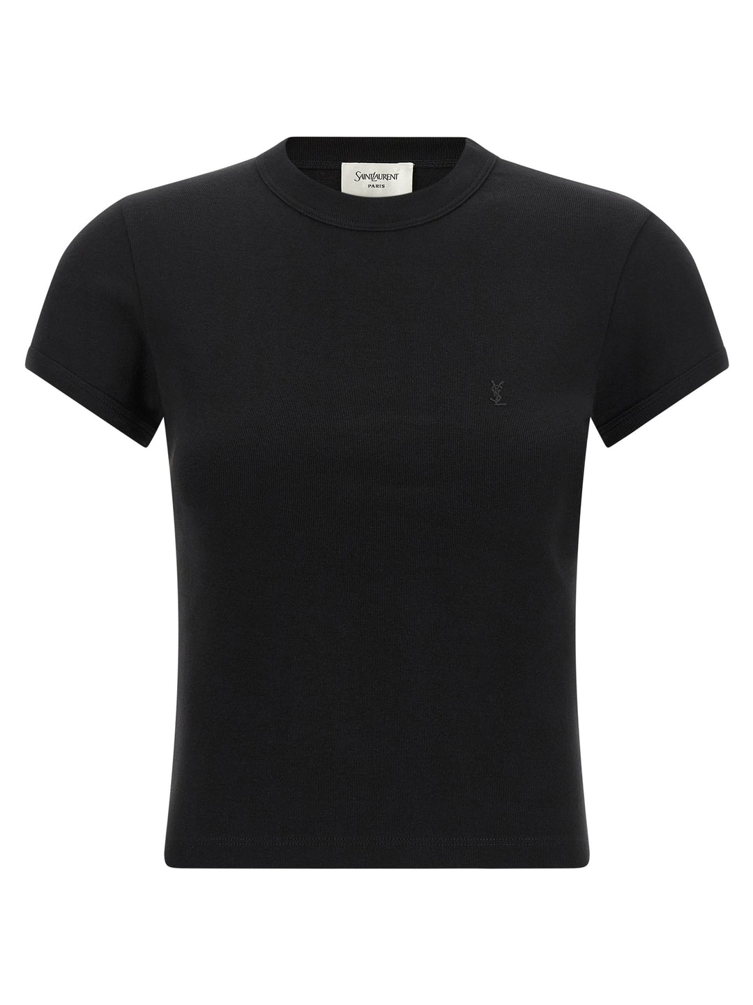 Saint Laurent Cassandre T shirt - Nero | 35290160e0412c049fd6a04596cce78f85e3d673