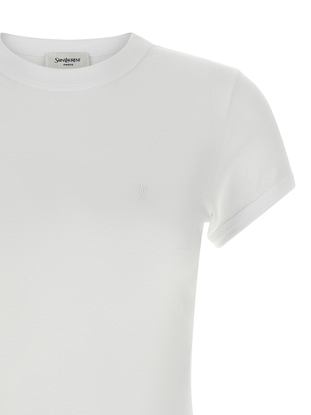 Saint Laurent Cassandre T shirt - Bianco | 4c5a6f859152f06724ef15d23d4a1967af034171