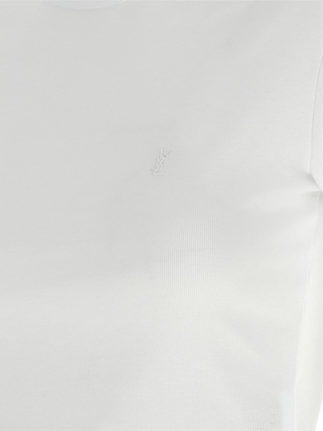 Saint Laurent Cassandre T shirt - Bianco | 59fb59aea768bb246566d3d3e8aad5920b503ab1
