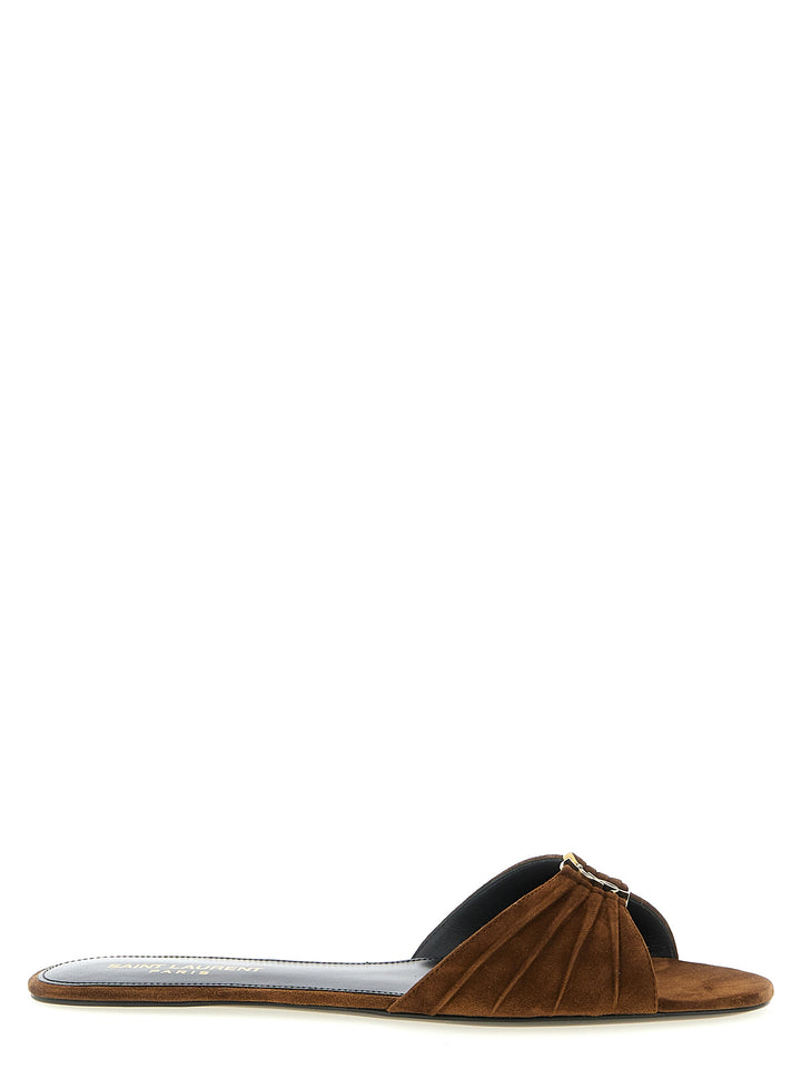 Saint Laurent Babylone Sandali - Marrone | 24591f748f464fb1167dc96eec8fef22a40bc71f