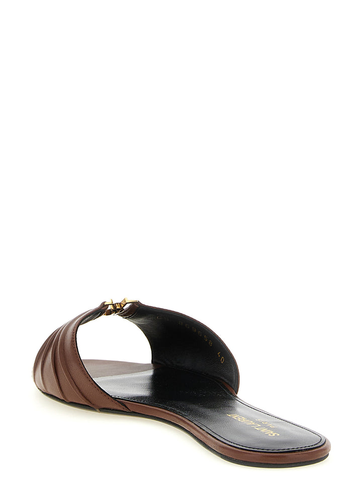 Saint Laurent Babylone Sandali - Marrone | 1e43745790663587fda5e8cc9be525a7a0350d6a