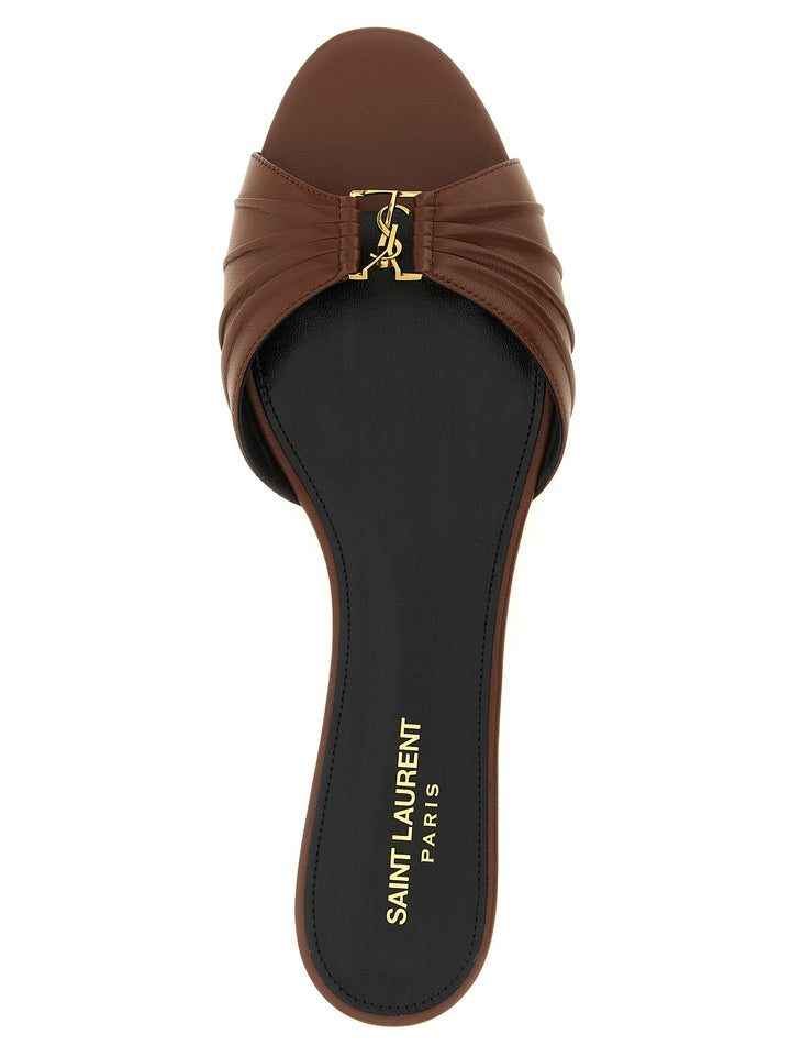 Saint Laurent Babylone Sandali - Marrone | c52e25090b3d868b85263b11aff81a820126df82